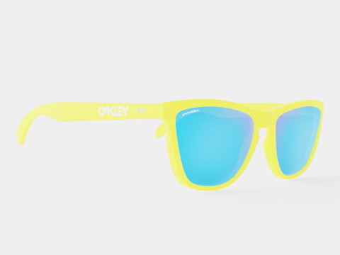 Oakley Frogskins 35TH - Prizm Sapphire OO9444 Sunglasses Modelo 3D