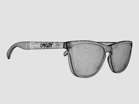 Oakley Frogskins 35TH - Prizm Sapphire OO9444 Sunglasses 3D 모델