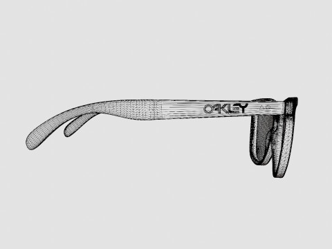 Oakley Frogskins 35TH - Prizm Sapphire OO9444 Sunglasses 3D 모델