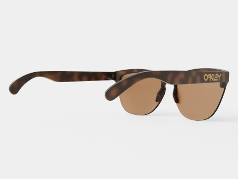 Oakley Frogskins Lite - Prizm Tungsten OO9374 Sunglasses Modello 3D