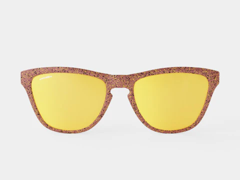 Oakley Frogskins Mix Metallic Splatter Collection - Prizm Rose Gold OO9428 Sport Glasses 3D Model