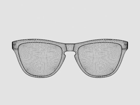 Oakley Frogskins Mix Metallic Splatter Collection - Prizm Rose Gold OO9428 Sport Glasses 3D Model