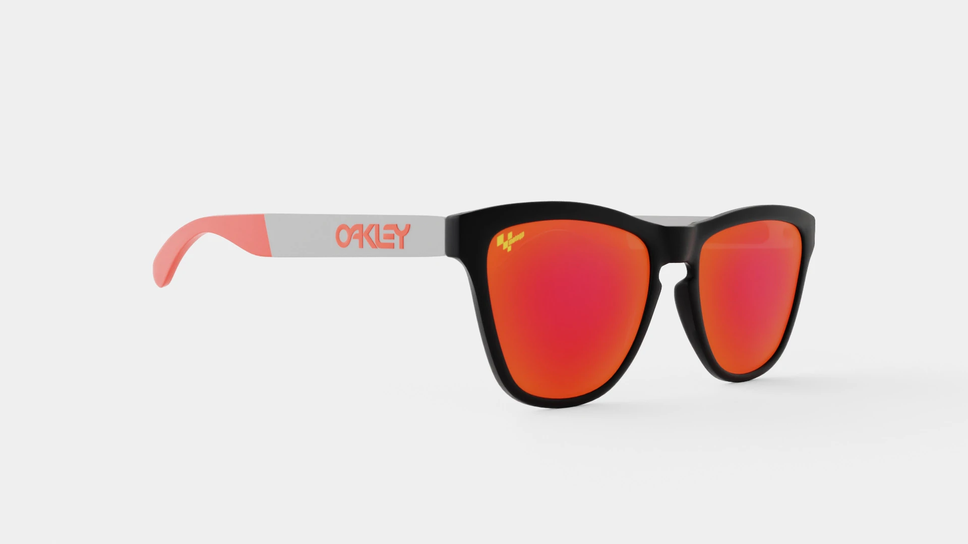 Oakley Frogskins Mix MotoGP Collection - Prizm Ruby OO9428 Sunglasses 3D Model .c4d .max .obj .3ds .fbx .stl .blend