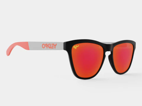 Oakley Frogskins Mix MotoGP コレクション - Prizm Ruby OO9428 サングラス 3Dモデル