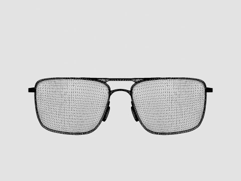 Oakley Gauge 8 - Prizm Black Polarized OO4124 Sunglasses 3D Model