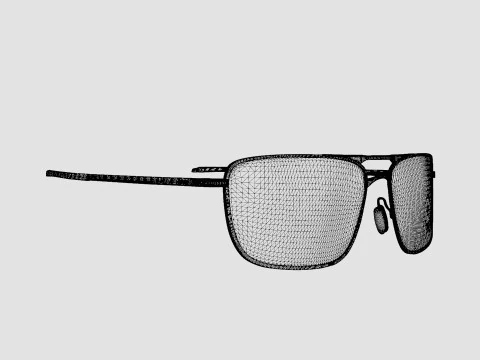 Oakley Gauge 8 - Prizm Sapphire Polarized OO4124 Sunglasses 3D Model