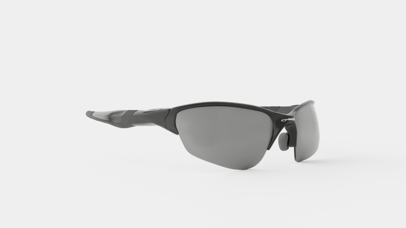 Oakley Half Jacket 2 0 Black Iridium OO9144 Sport Glasses 3D