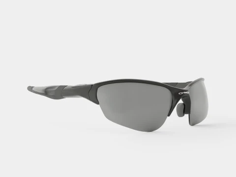 Напівкуртка Oakley 2 0 - спортивні окуляри Black Iridium OO9144 3D Модель