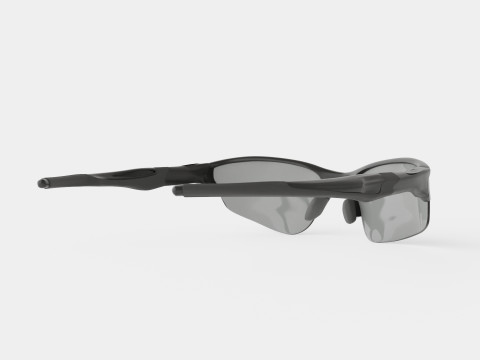 Oakley Half Jacket 2 0 - Black Iridium OO9144 Sport Glasses Modelo 3D