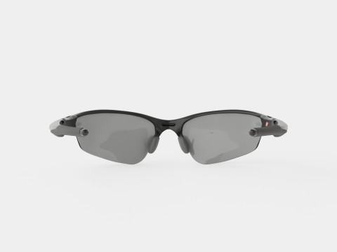 Oakley Half Jacket 2 0 Black Iridium OO9144 Sport Glasses 3D in 3DExport