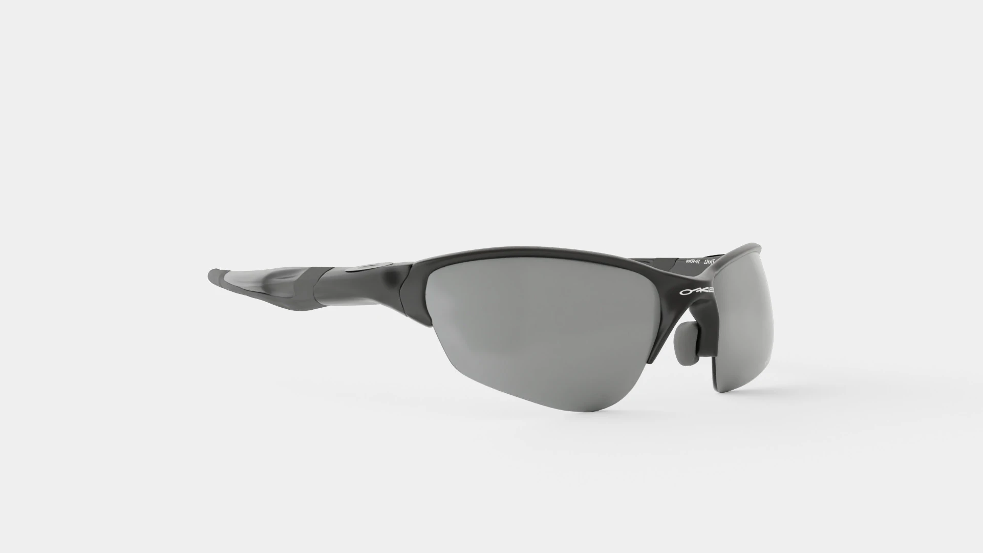Oakley Half Jacket 2 0 - Black Iridium Polarized OO9144 Sport Glasses 3D Model .c4d .max .obj .3ds .fbx .stl .blend 