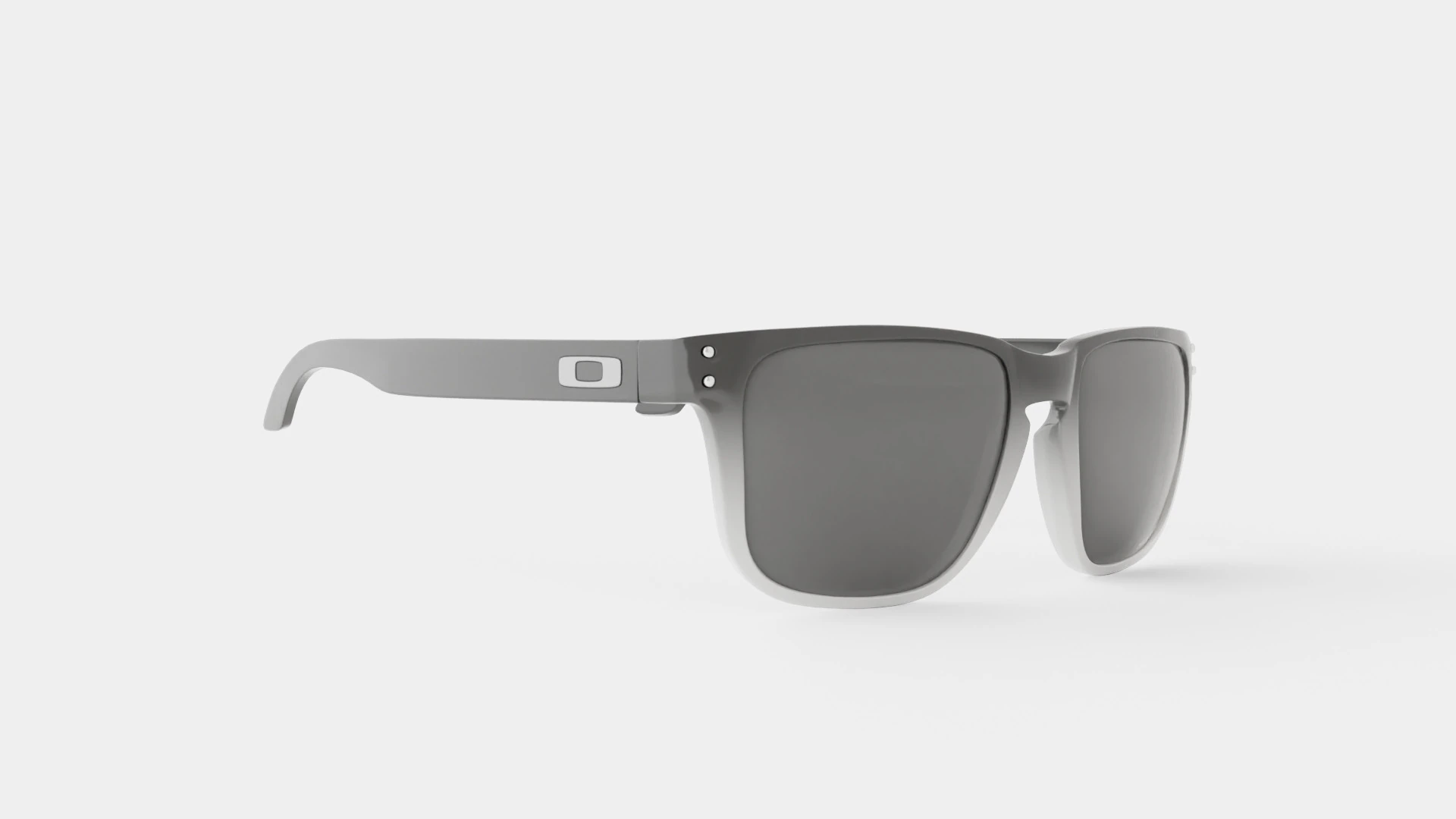 Oakley Holbrook Dark Ink Fade - Chrome Iridium Polarized OO9102 Sport Glasses 3D Model .c4d .max .obj .3ds .fbx .stl .blend 