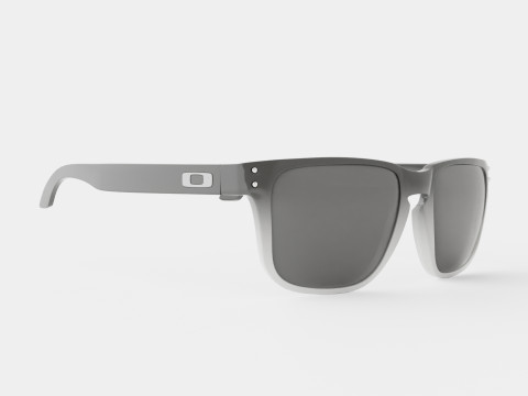 Oakley Holbrook Dark Ink Fade Chrome Iridium Polarized OO9102 Sport Glasses 3D in 3DExport
