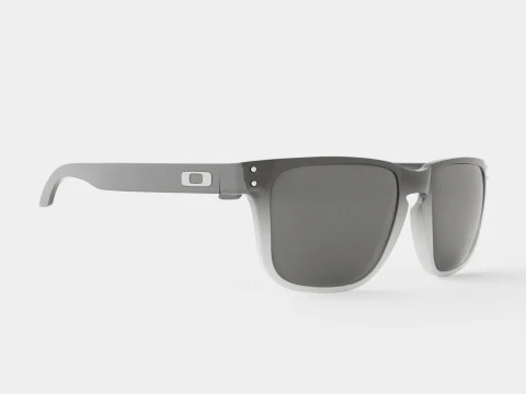 오클리 홀브룩 다크 잉크 페이드 - 크롬 이리듐 편광 OO9102 스포츠 안경 3D 모델
