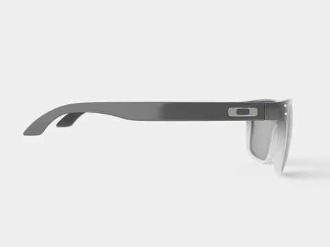 Oakley Holbrook Dark Ink Fade - Chrome Iridium Polarized OO9102 Sport Glasses 3D Model