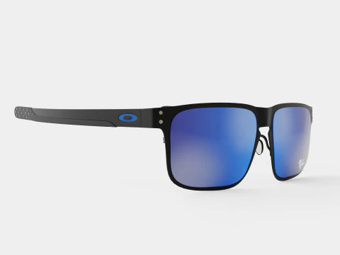 Occhiali sportivi Oakley Holbrook Metal Moto GP - Prizm Sapphire OO4123 Modello 3D