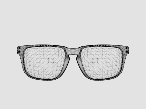 Oakley Holbrook Mix - Grey OO9384 Sport Glasses Modèle 3D