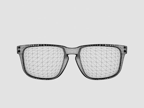 Oakley Holbrook Mix - Grey OO9384 Sport Glasses 3D Model