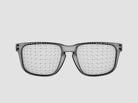 Oakley Holbrook Mix - Lunettes de sport Prizm noires polaris&eacute;es OO9384 Modèle 3D