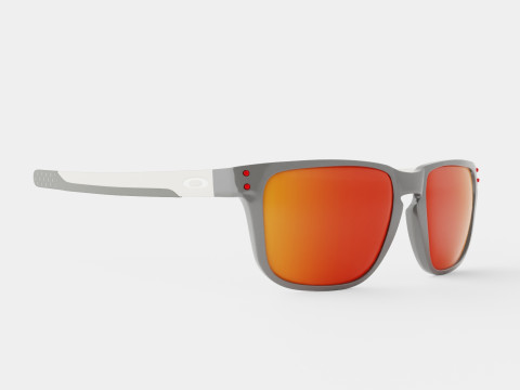 Oakley Holbrook Mix - Prizm Ruby Polarized OO9384 Sport Glasses 3D Model