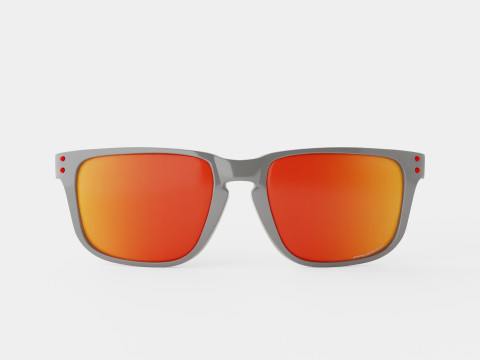 Oakley Holbrook Mix - Prizm Ruby Polarized OO9384 Sport Glasses 3D Model