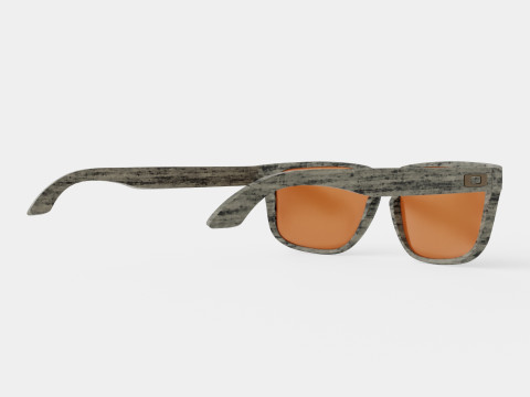 Oakley Holbrook XL Woodgrain Collection - Prizm Shallow Water Polarized OO9417 Sport Glasses 3D Model