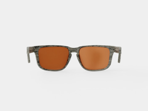 Oakley Holbrook XL Woodgrain Collection - Prizm Shallow Water Polarized OO9417 Sport Glasses 3D Model