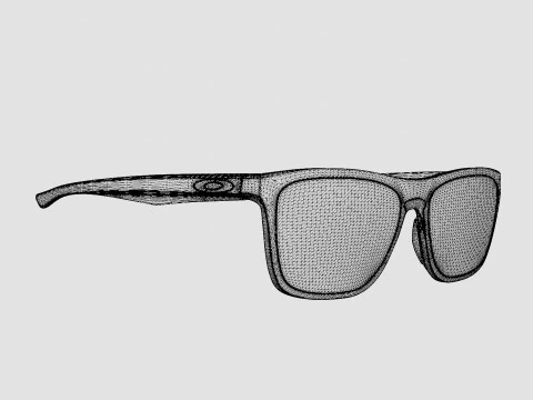Oakley Holston - Prizm Ruby Polarized OO9334 Sport Glasses 3D Model