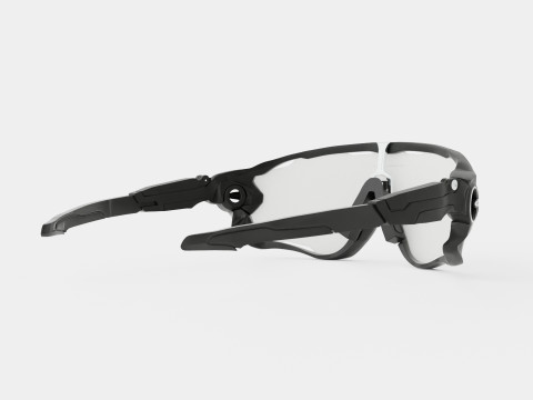 Oakley Jawbreaker - Clear Black Iridium Photochromic OO9290 Sport Glasses 3D मॉडल
