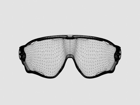 Oakley Jawbreaker - Clear Black Iridium Photochromic OO9290 Sport Glasses 3D मॉडल