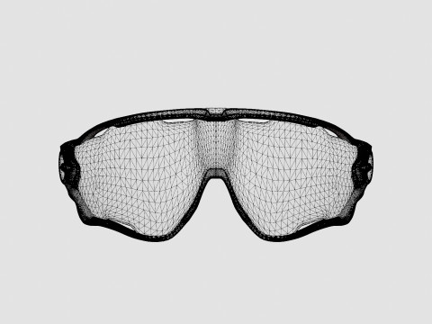Oakley Jawbreaker - Prizm Snow Sapphire OO9290 Sport Glasses 3D 모델