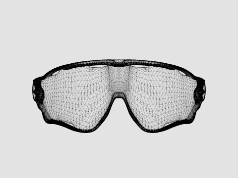 Oakley Jawbreaker - Prizm Snow Sapphire OO9290 Sport Glasses 3D Model