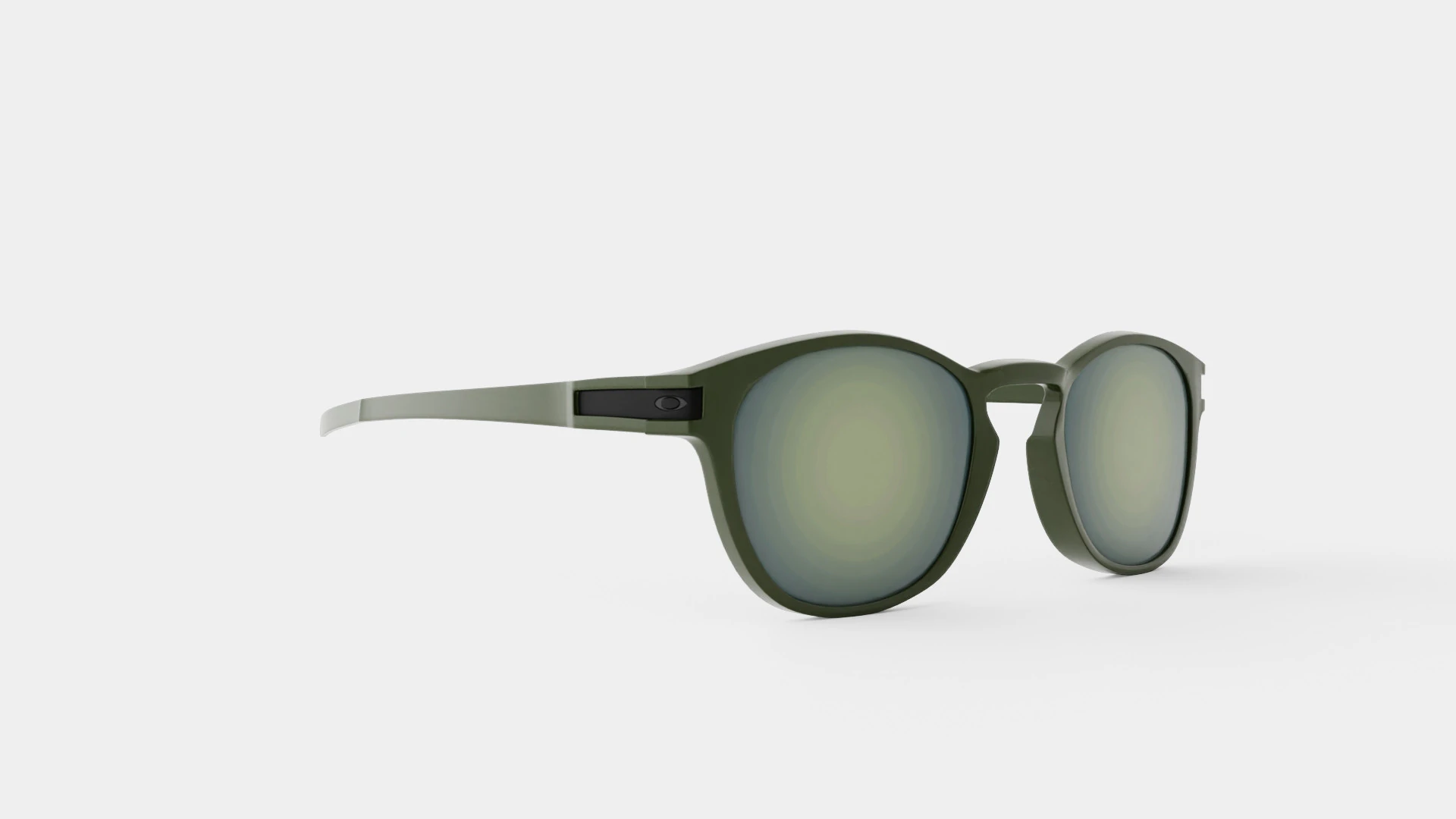 Oakley Latch - Emerald Iridium OO9265 Sport Glasses 3D Model .c4d .max .obj .3ds .fbx .stl .blend