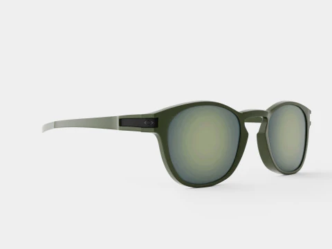 Okulary sportowe Oakley Latch - Emerald Iridium OO9265 Model 3D