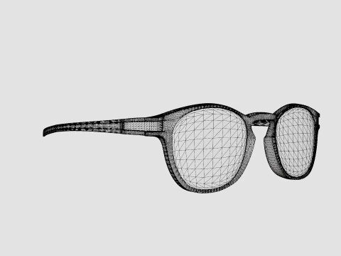 Oakley Latch - Grey OO9265 Sport Glasses 3D Model