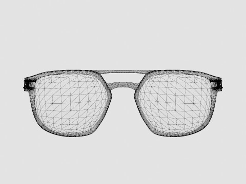 Oakley Latch Alpha - Prizm Black Polarized OO4128 Sport Glasses 3D Model
