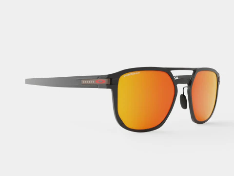 Oakley Latch Alpha - Prizm Ruby Polarized OO4128 Sport Glasses 3D Model