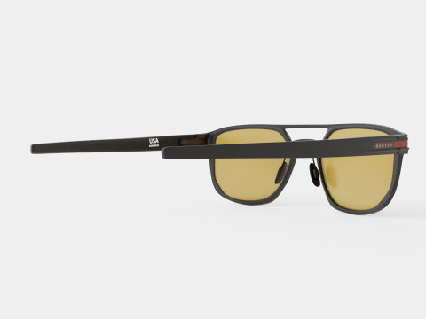 Oakley Latch Alpha - Prizm Ruby Polarized OO4128 Sport Glasses 3D Model