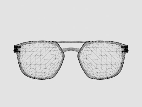 Oakley Latch Alpha - Prizm Ruby Polarized OO4128 Sport Glasses 3D Model