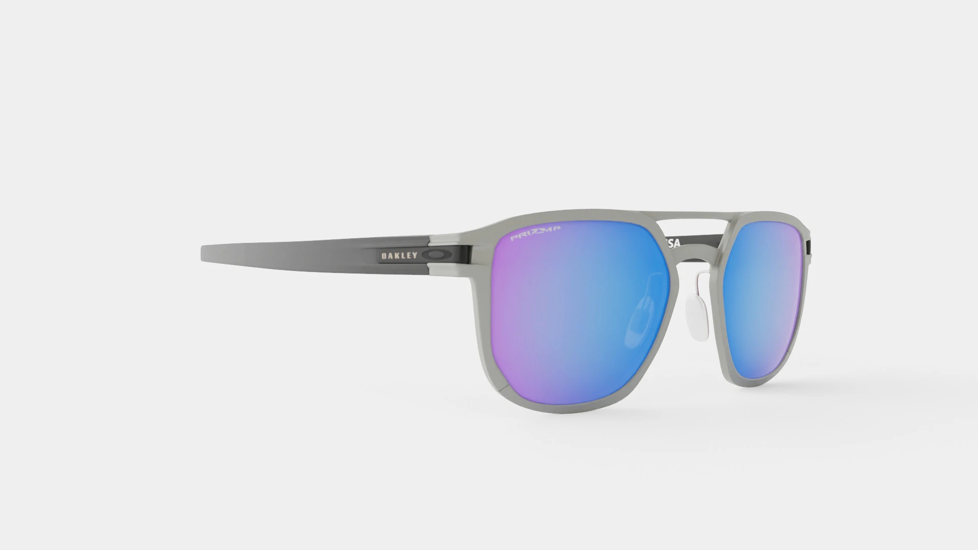 Oakley Latch Alpha - Prizm Sapphire Polarized OO4128 Sport Glasses 3D Model .c4d .max .obj .3ds .fbx .stl .blend 