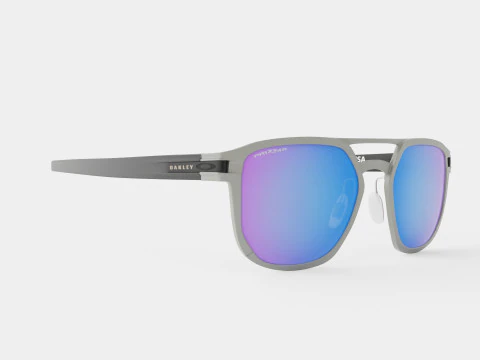 Oakley Latch Alpha - Lunettes de sport polaris&eacute;es Prizm Sapphire OO4128 Modèle 3D