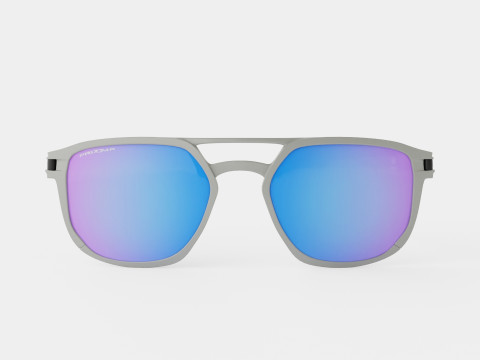 Oakley Latch Alpha - Prizm Sapphire Polarized OO4128 Sport Glasses 3D Model