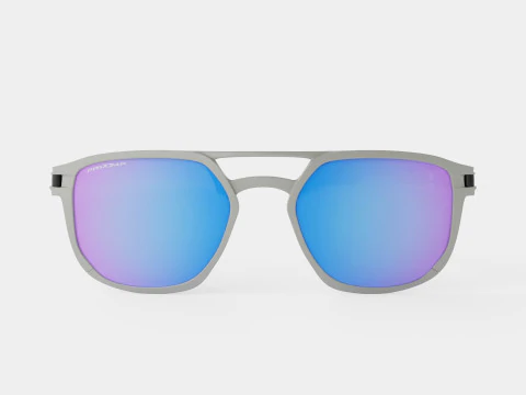 Oakley Latch Alpha - Prizm Sapphire Polarized OO4128 Sport Glasses 3D Model