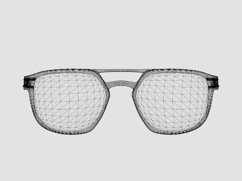 Oakley Latch Alpha - Prizm Sapphire Polarized OO4128 Sport Glasses 3D Model