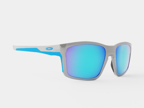 Oakley Mainlink - Sapphire Iridium OO9264 Sport Glasses 3D Model
