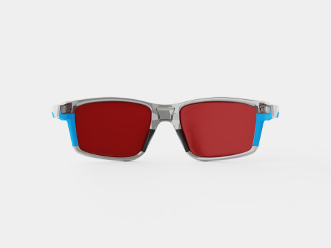 Oakley Mainlink - Sapphire Iridium OO9264 Sport Glasses Modelo 3D