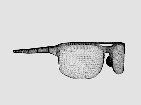 Oakley Mercenary - Prizm Black Polarized OO9424 Sport Glasses 3D Модель