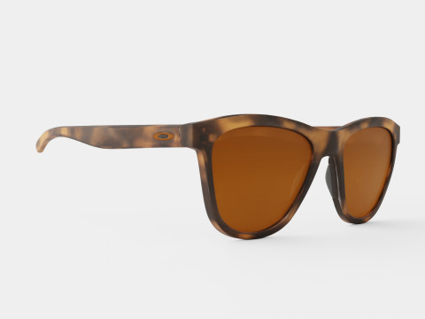 Oakley Moonlighter - Brown Gradient Polar OO9320 Sport Glasses 3D Model
