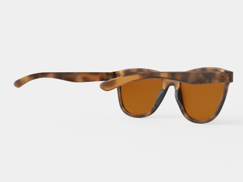 Oakley Moonlighter - Brown Gradient Polar OO9320 Sport Glasses 3D Model