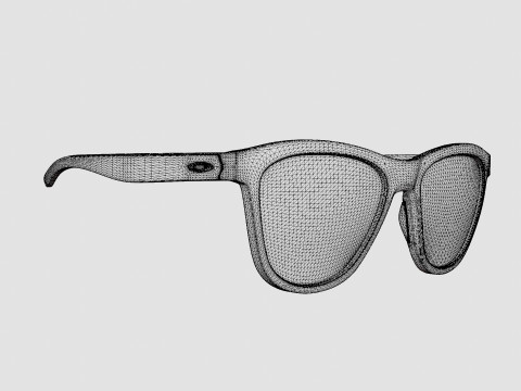 Oakley Moonlighter - Brown Gradient Polar OO9320 Sport Glasses 3D Model